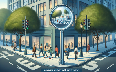 How to Use Safety Mirrors to Improve Walkway Visibility