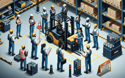 The Role of Forklift Batteries in Enhancing Warehouse Safety