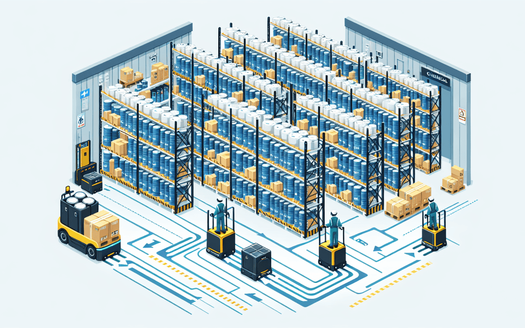 The Benefits of AGVs for Chemical and Hazardous Material Warehouses