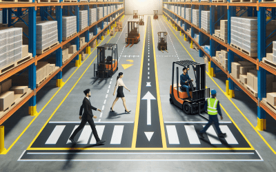 How to Create Walkways that Accommodate Forklift Traffic